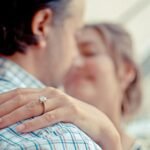 Shallow Focus Photo of Man and Woman Kissing