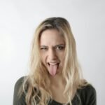 Woman Sticking Her Tongue Out